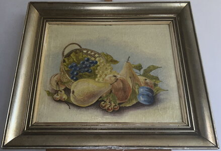 KOŠÍK S OVOCEM - NEZNÁMÝ AUTOR