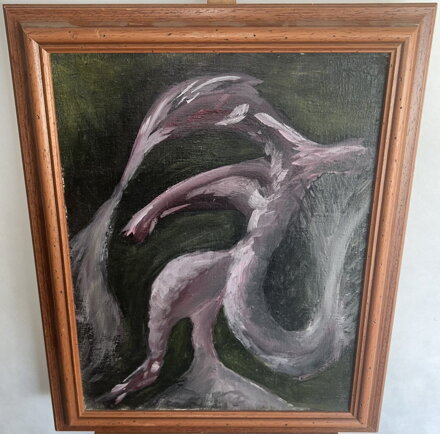 ABSTRAKCE, PTÁCI - JANEČEK J.