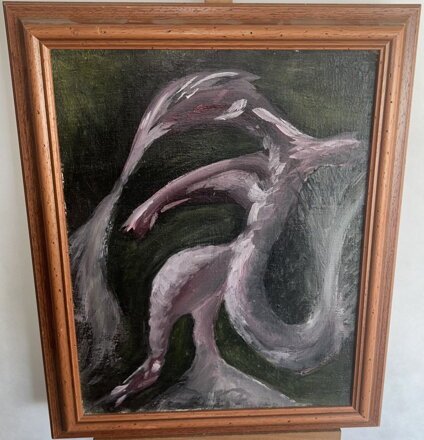 ABSTRAKCE, PTÁCI - JANEČEK J.