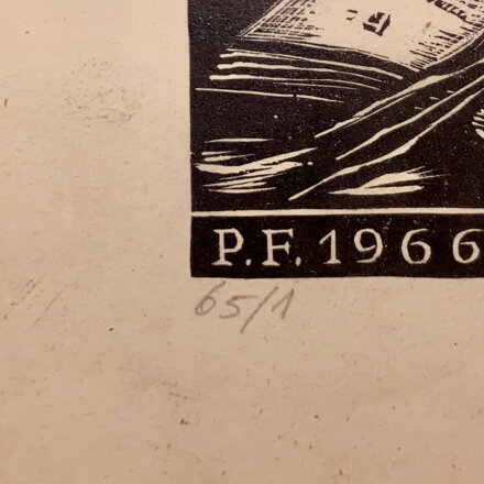 PORTRÉT JAROSLAVA SEIFERTA - PF 1966 - FLORIAN MICHAEL