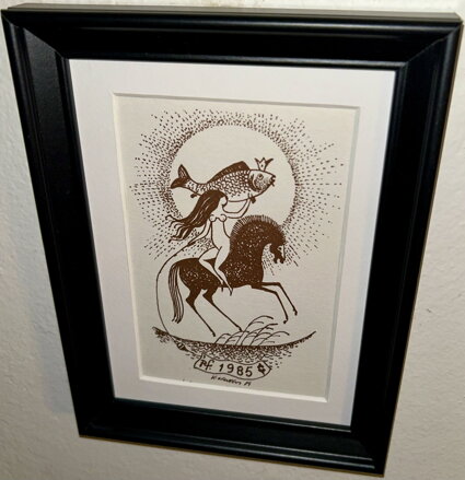 PF 1985 - AKT DÍVKY NA KONI - OBERTHOR KAREL