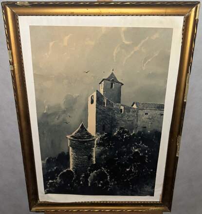 DALIBORKA S ČERNOU VĚŽÍ NA PRAŽSKÉM HRADĚ - LAMAČ ANTONÍN