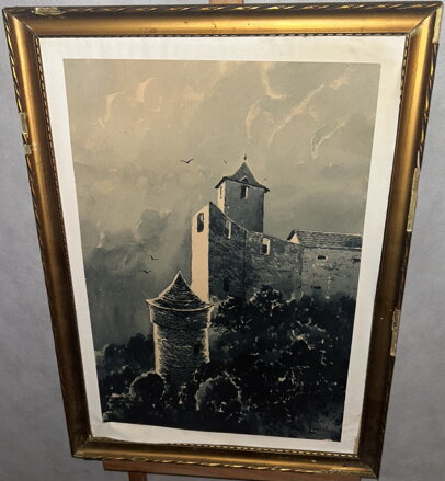 DALIBORKA S ČERNOU VĚŽÍ NA PRAŽSKÉM HRADĚ - LAMAČ ANTONÍN