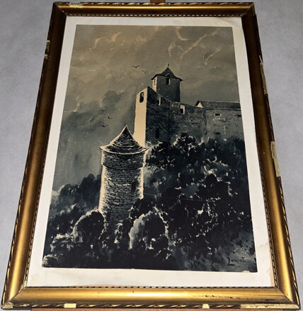 DALIBORKA S ČERNOU VĚŽÍ NA PRAŽSKÉM HRADĚ - LAMAČ ANTONÍN