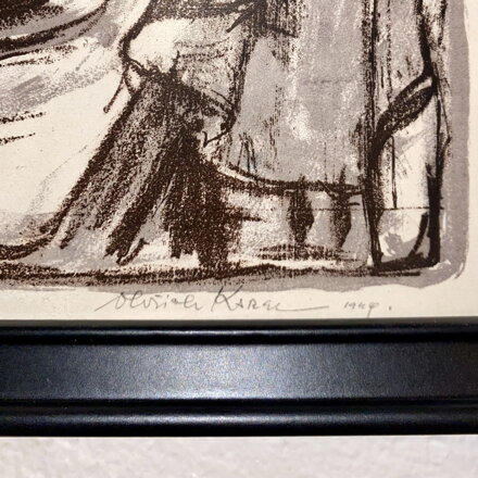 ZÁTIŠÍ S LOUTNOU A KVĚTINOU VE VÁZE - KAREL OLDŘICH