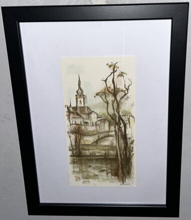 KOSTEL A OPEVNĚNÍ U ŘEKY - KNOBLOCH BOHUSLAV