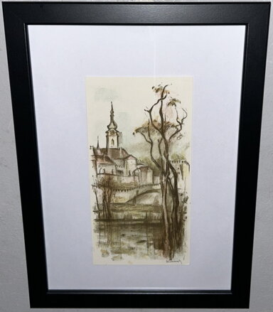 KOSTEL A OPEVNĚNÍ U ŘEKY - KNOBLOCH BOHUSLAV