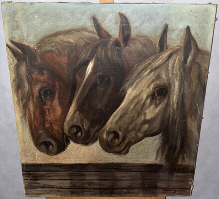 TŘI KONĚ V OHRADĚ - KOZLOVSKÝ