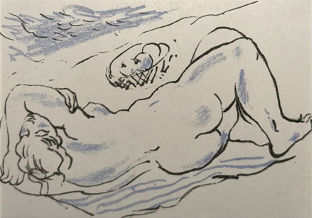 AKT ŽENY U VODY - MICHAL RASTISLAV