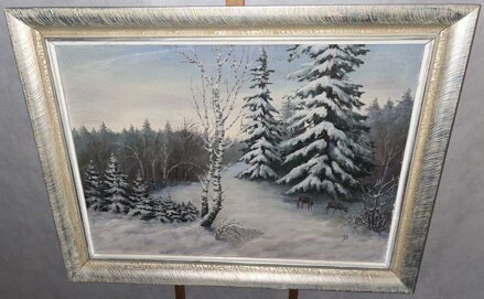 SRNKY V ZASNĚŽENÉM LESE - SIGNOVÁN