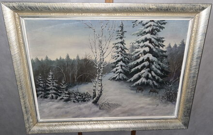 SRNKY V ZASNĚŽENÉM LESE - SIGNOVÁN