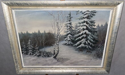 SRNKY V ZASNĚŽENÉM LESE - SIGNOVÁN