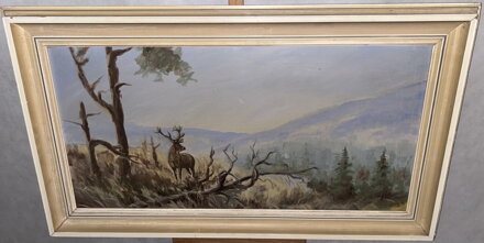 JELEN NA PASECE - NEZNÁMÝ AUTOR