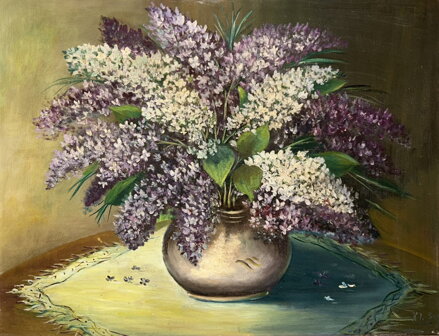 ŠEŘÍKY VE VÁZE - SIGNOVÁN