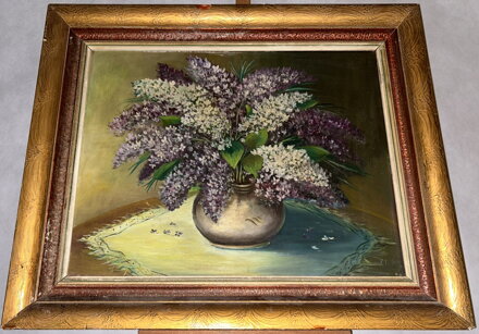 ŠEŘÍKY VE VÁZE - SIGNOVÁN