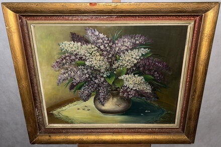 ŠEŘÍKY VE VÁZE - SIGNOVÁN