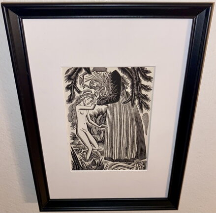 STAŘENKA S DEVČÁTKEM U STUDÁNKY - BOUDA CYRIL