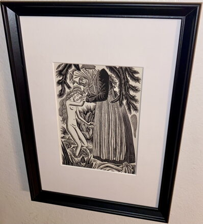 STAŘENKA S DEVČÁTKEM U STUDÁNKY - BOUDA CYRIL