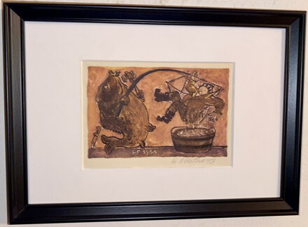 RYBA A RYBÁŘ - OBERTHOR KAREL