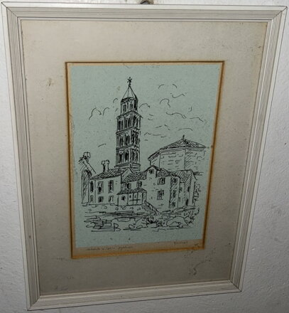 KATEDRÁLA VE SPLITU - JUGOSLÁVIE - BŘEZINA KAREL