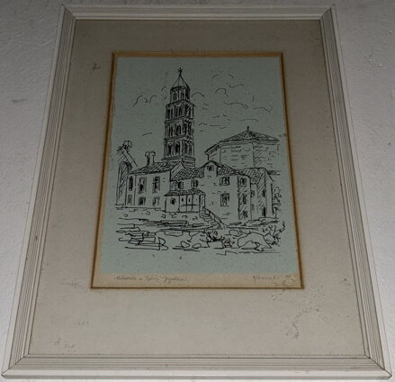 KATEDRÁLA VE SPLITU - JUGOSLÁVIE - BŘEZINA KAREL