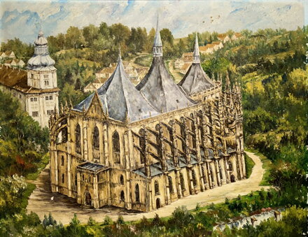 CHRÁM SV. BARBORY V KUTNÉ HOŘE - DEŠ VÁCLAV