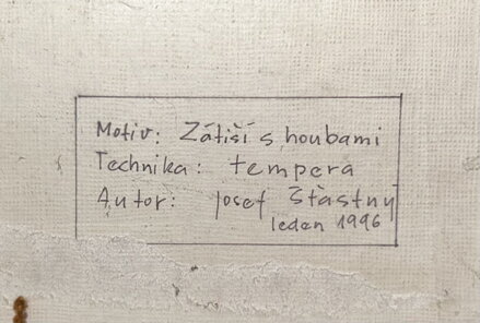 ZÁTIŠÍ S HOUBAMI - ŠŤASTNÝ JOSEF
