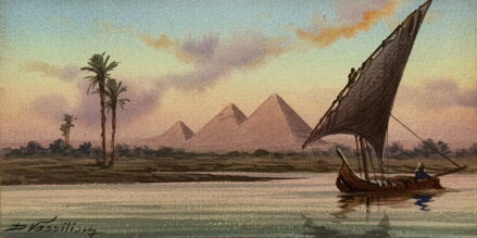 PLACHETNICE U PYRAMID V GÍZE - SIGNOVÁN