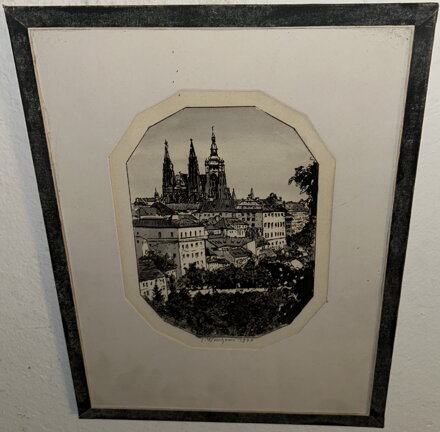 HRADČANY ZE ZAHRAD - SIGNOVÁN