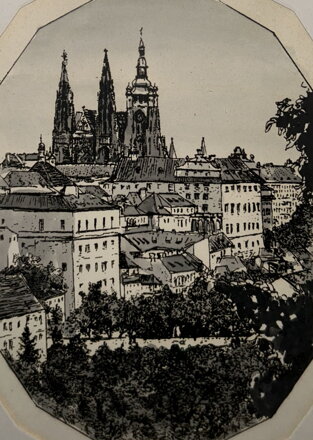 HRADČANY ZE ZAHRAD - SIGNOVÁN