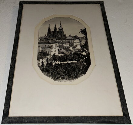 HRADČANY ZE ZAHRAD - SIGNOVÁN