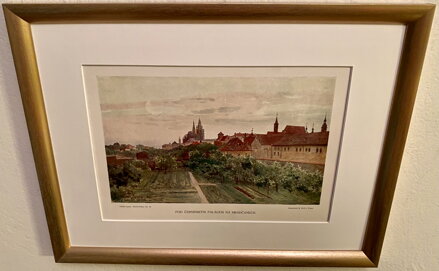 POD ČERNÍNSKÝM PALÁCEM NA HRADČANECH - JANSA VÁCLAV - REPRODUKCE