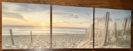 TRIPTYCH ZÁPAD SLUNCE NAD MOŘEM