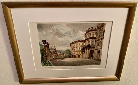 LOBKOVICKÝ PALÁC POD PETŘÍNEM - JANSA VÁCLAV - REPRODUKCE