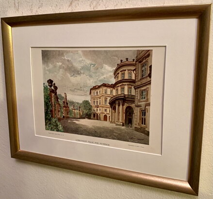 LOBKOVICKÝ PALÁC POD PETŘÍNEM - JANSA VÁCLAV - REPRODUKCE