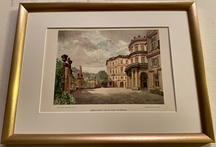 LOBKOVICKÝ PALÁC POD PETŘÍNEM - JANSA VÁCLAV - REPRODUKCE