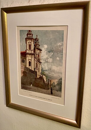 KOSTEL SV. JANA NEPOMUCKÉHO NA SKALCE - JANSA VÁCLAV - REPRODUKCE