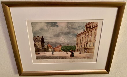 ARCIBISKUPSKÝ PALÁC NA HRADČANECH - JANSA VÁCLAV - REPRODUKCE