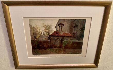 KAPLE BOŽÍHO HROBU NA ZDERAZE - JANSA VÁCLAV - REPRODUKCE