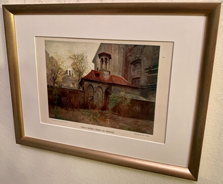 KAPLE BOŽÍHO HROBU NA ZDERAZE - JANSA VÁCLAV - REPRODUKCE