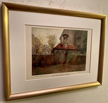 KAPLE BOŽÍHO HROBU NA ZDERAZE - JANSA VÁCLAV - REPRODUKCE