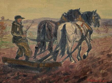DVOJOBRAZ - VLÁČENÍ A ČERNÉ HŘÍBĚ - OBERTHOR KAREL