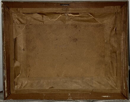 TOPOLY V ZIMNÍ KRAJINĚ - NEZNÁMÝ AUTOR