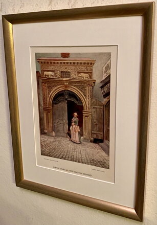 PORTÁL DOMU „U DVOU ZLATÝCH MEDVĚDŮ“ - JANSA VÁCLAV - REPRODUKCE