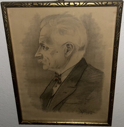 PORTRÉT STARŠÍHO MUŽE V KVÁDRU - PATOČKA FRANTIŠEK