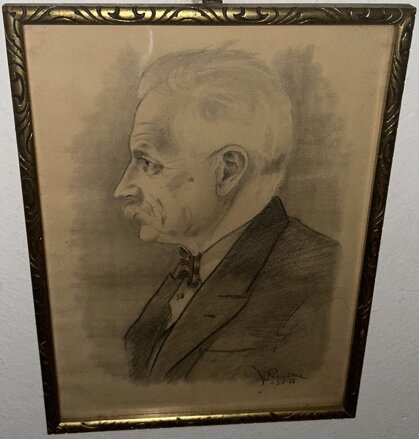 PORTRÉT STARŠÍHO MUŽE V KVÁDRU - PATOČKA FRANTIŠEK