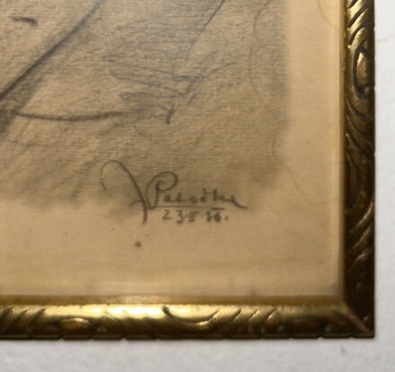 PORTRÉT STARŠÍHO MUŽE V KVÁDRU - PATOČKA FRANTIŠEK