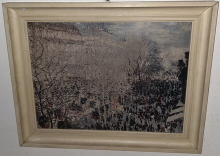 BOULEVARD V PAŘÍŽI - REPRODUKCE - MONET CLAUDE OSCAR