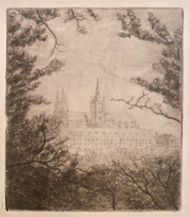 PRAŽSKÝ HRAD - NEZNÁMÝ AUTOR