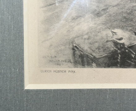 ULICE NA KONCI 19. STOLETÍ - REPRODUKCE - HÜBNER ULRICH